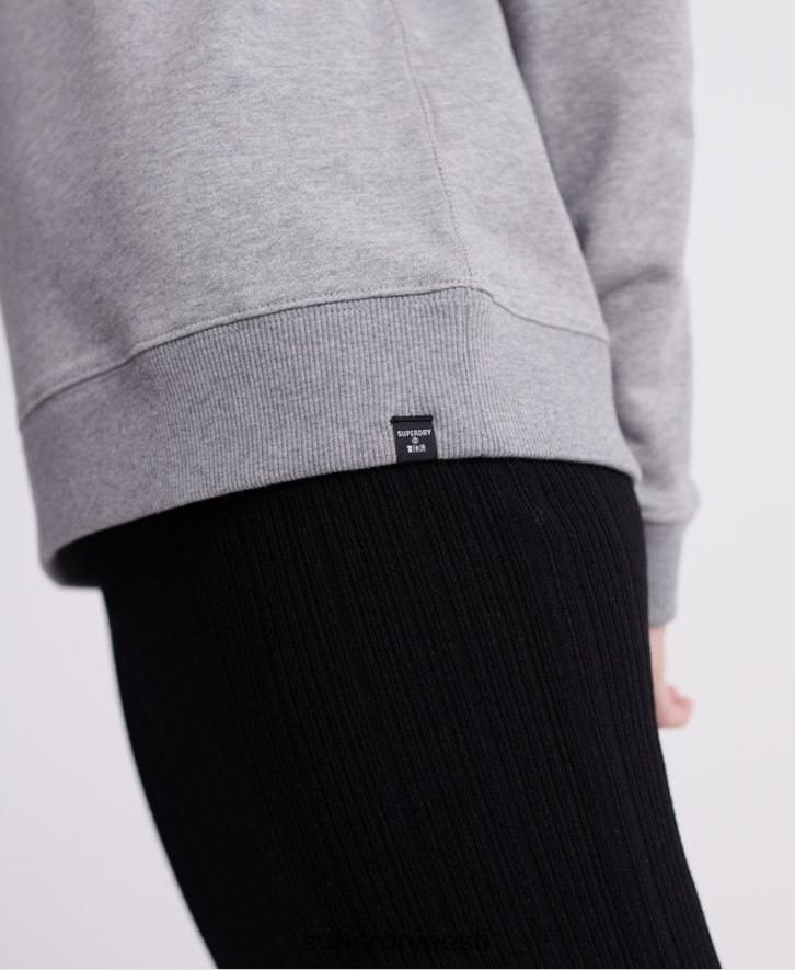 Superdry naised orgaanilisest puuvillast standardsildiga loopback dressipluus B2LT43487 Riietus hall