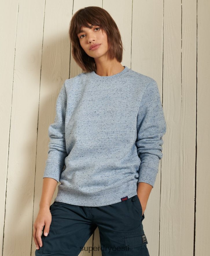 Superdry naised orgaanilisest puuvillast vintage logoga meeskonna dressipluus B2LT45831 Riietus helesinine