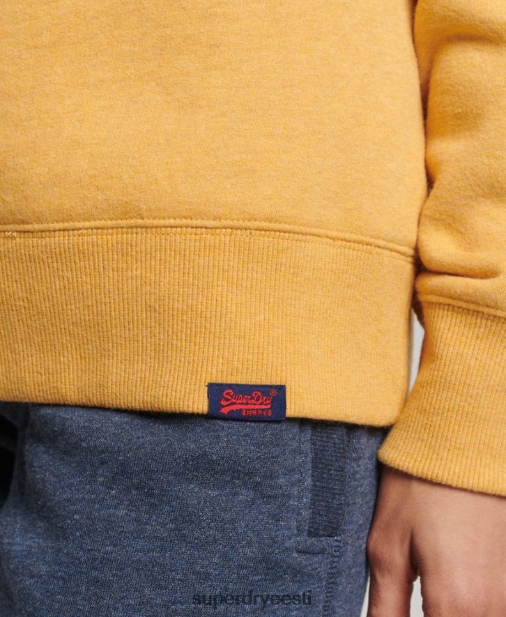 Superdry naised orgaanilisest puuvillast vintage meeskonna dressipluus B2LT45859 Riietus kollane