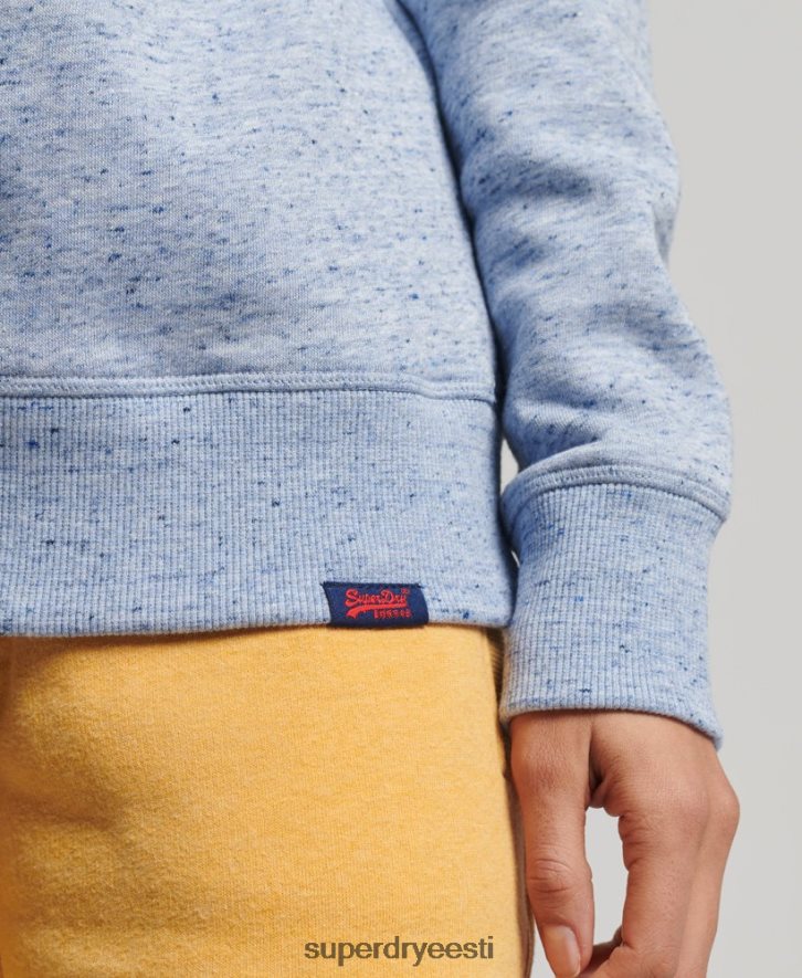 Superdry naised orgaanilisest puuvillast vintage meeskonna dressipluus B2LT46128 Riietus helesinine