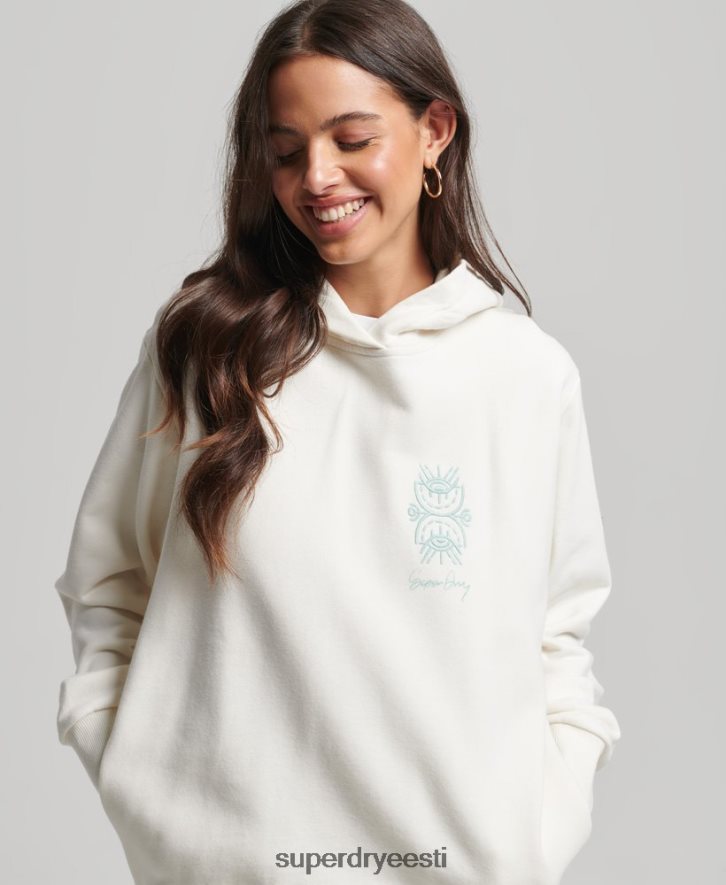 Superdry naised rändrahvalik kapuuts B2LT43410 Riietus valge