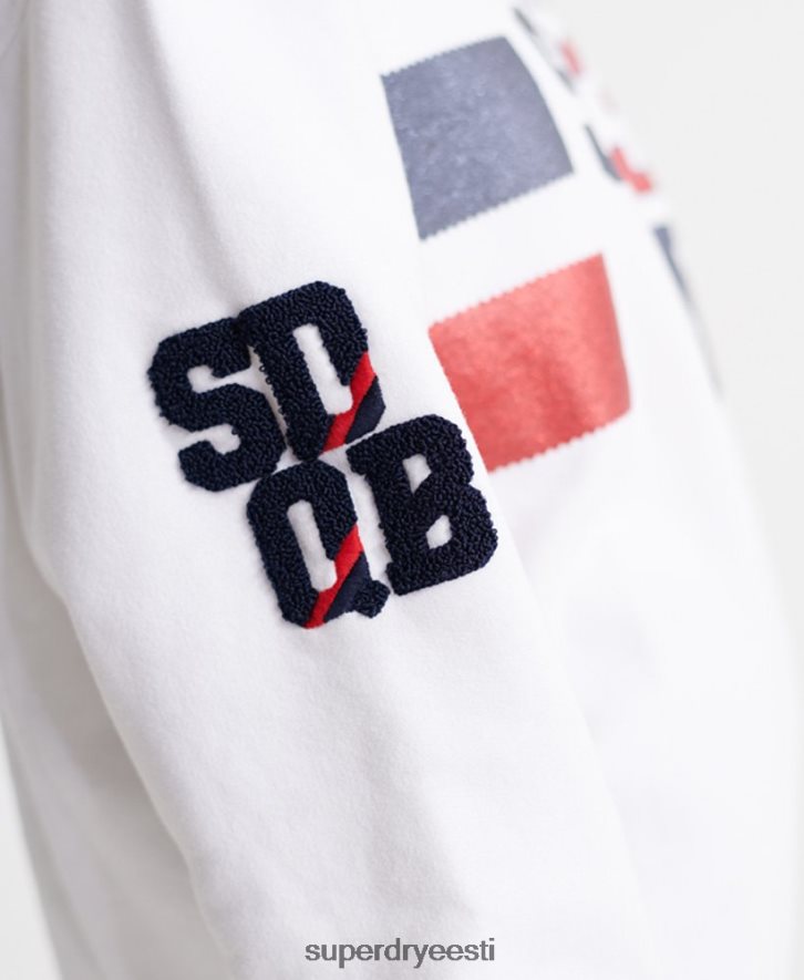 Superdry naised sdqb Authority Crew kaelaga dressipluus B2LT43510 Riietus valge