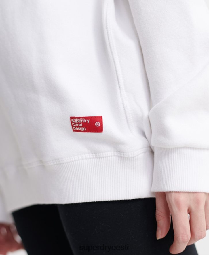 Superdry naised sdqb Authority Crew kaelaga dressipluus B2LT43510 Riietus valge