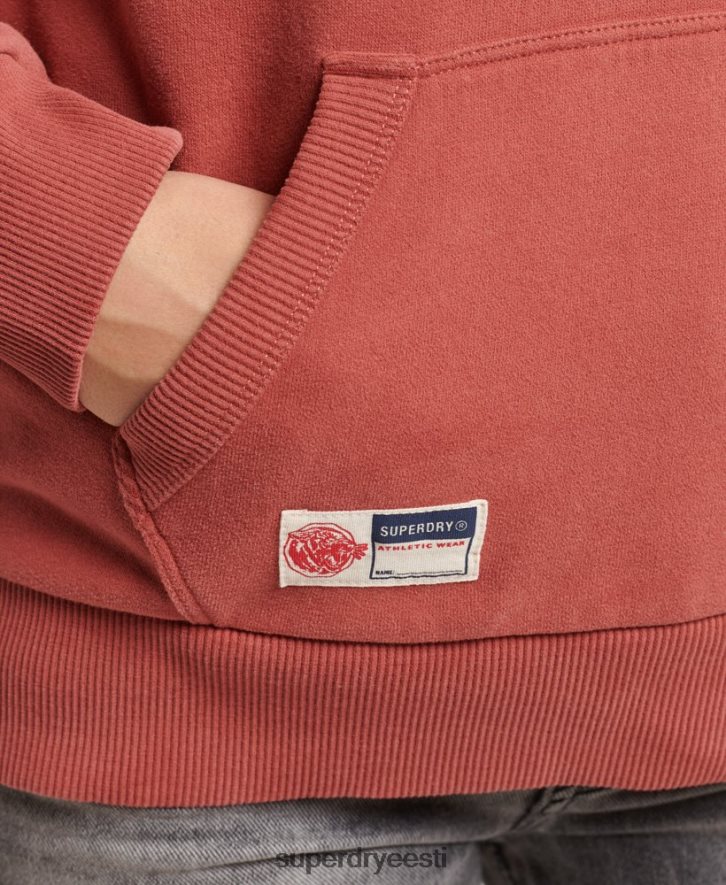 Superdry naised stsenaariumi stiilis kolledži kapuuts B2LT43398 Riietus oranž