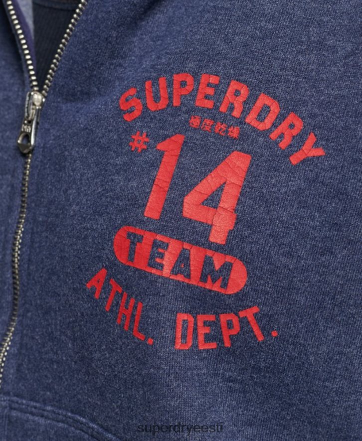Superdry naised vana kolledži lukuga kapuuts B2LT45869 Riietus merevägi