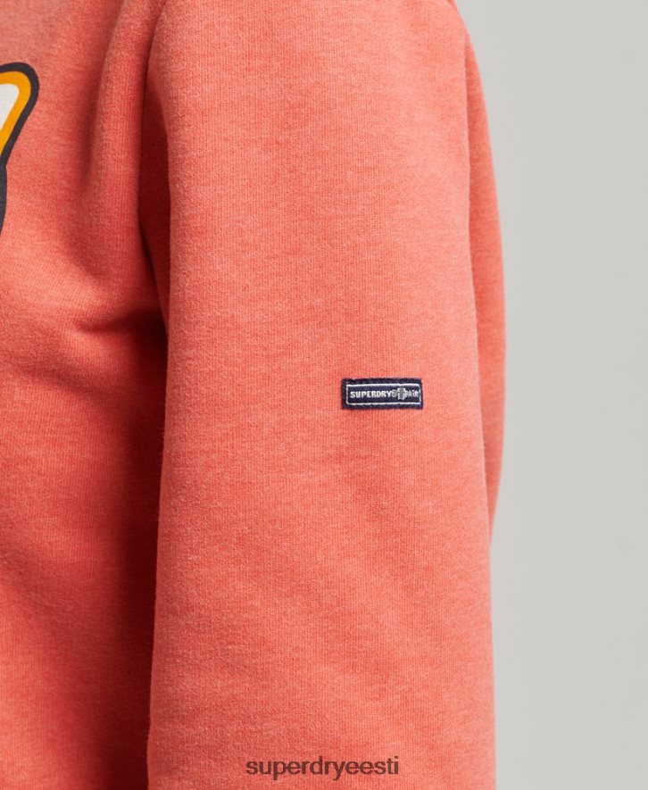 Superdry naised vintage cooper nostalgia kapuuts B2LT46116 Riietus oranž