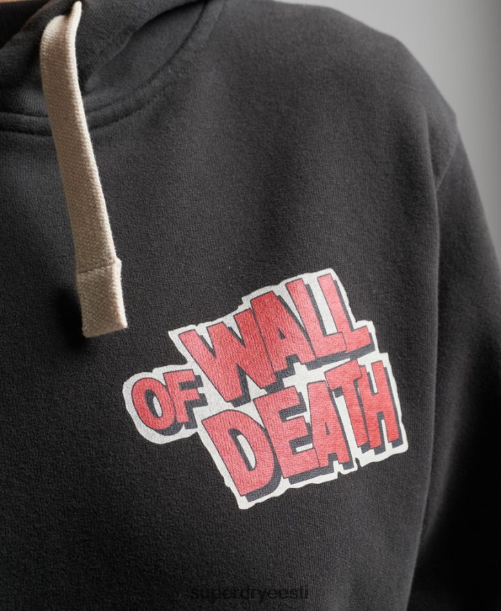 Superdry naised vintage crossing lines kapuuts B2LT43447 Riietus tumehall