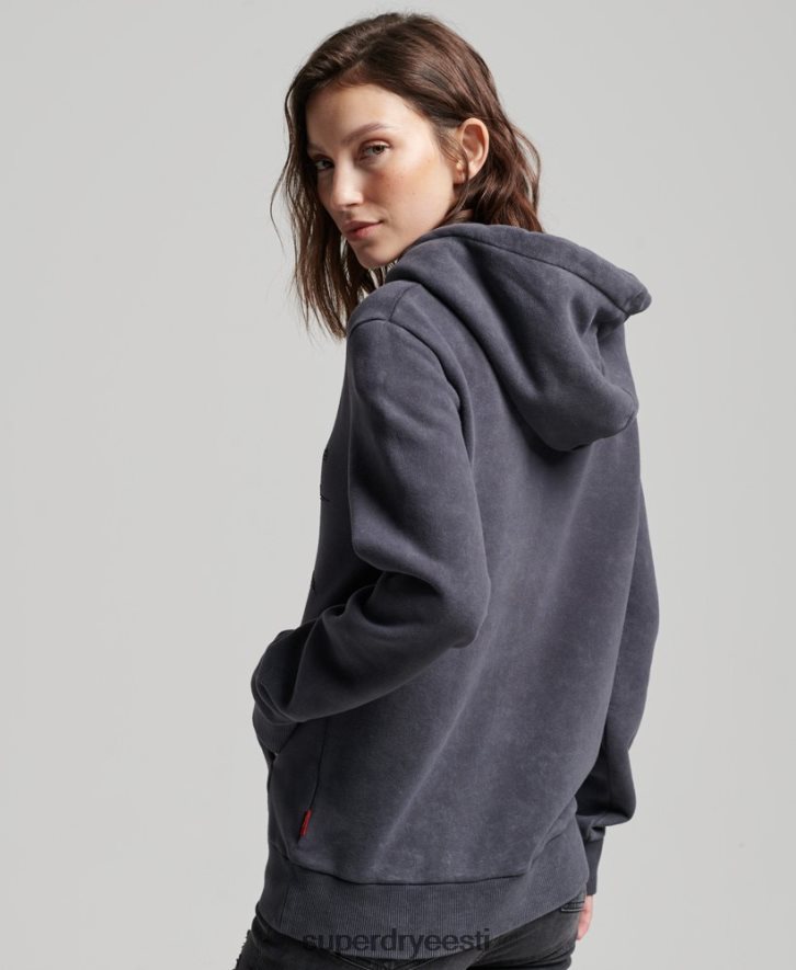 Superdry naised vintage kaubapoe kapuuts B2LT43367 Riietus must