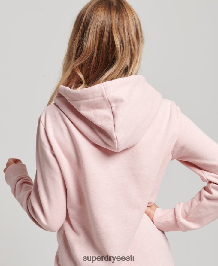 Superdry naised vintage lilleline stsenaariumiga kapuuts B2LT43408 Riietus roosa