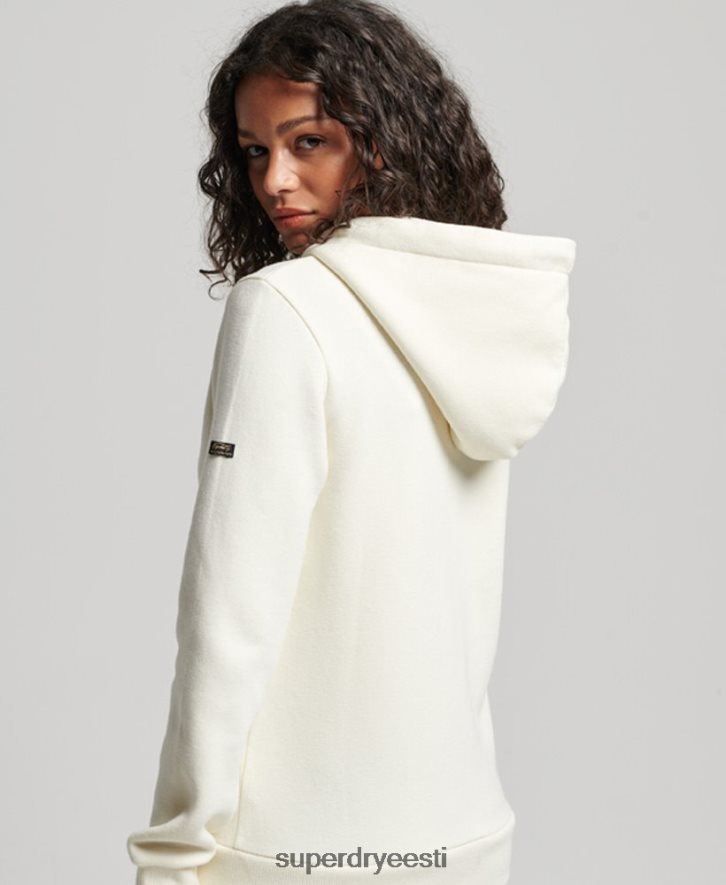 Superdry naised vintage logoga jutustav lukuga kapuuts B2LT42282 Riietus helehall