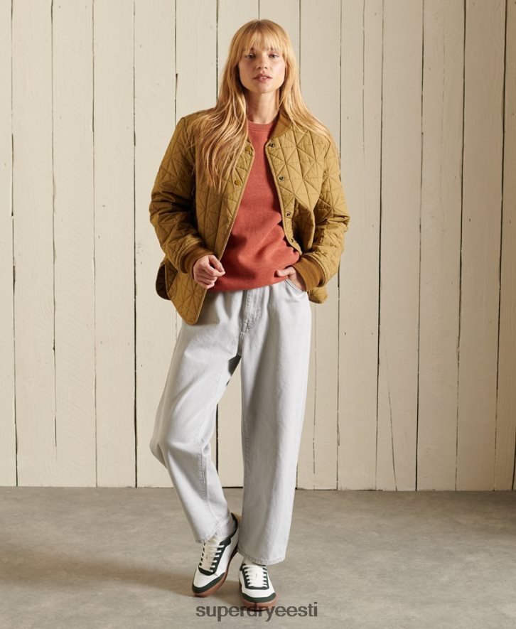 Superdry naised vintage logoga meeskonna dressipluus B2LT43444 Riietus pruun