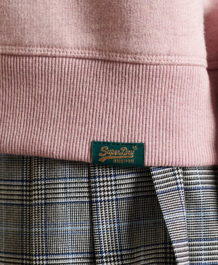 Superdry naised vintage logoga meeskonna dressipluus B2LT43467 Riietus roosa