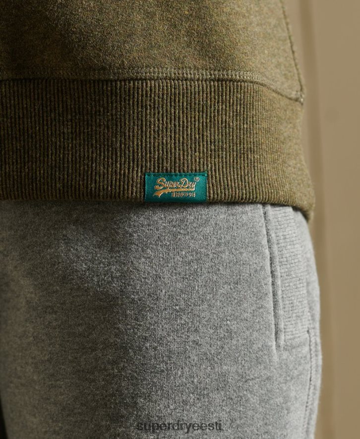 Superdry naised vintage logoga meeskonna dressipluus B2LT43478 Riietus khaki