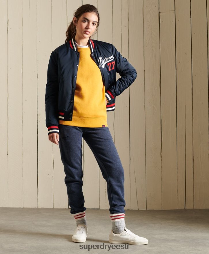 Superdry naised vintage logoga meeskonna dressipluus B2LT46084 Riietus kollane