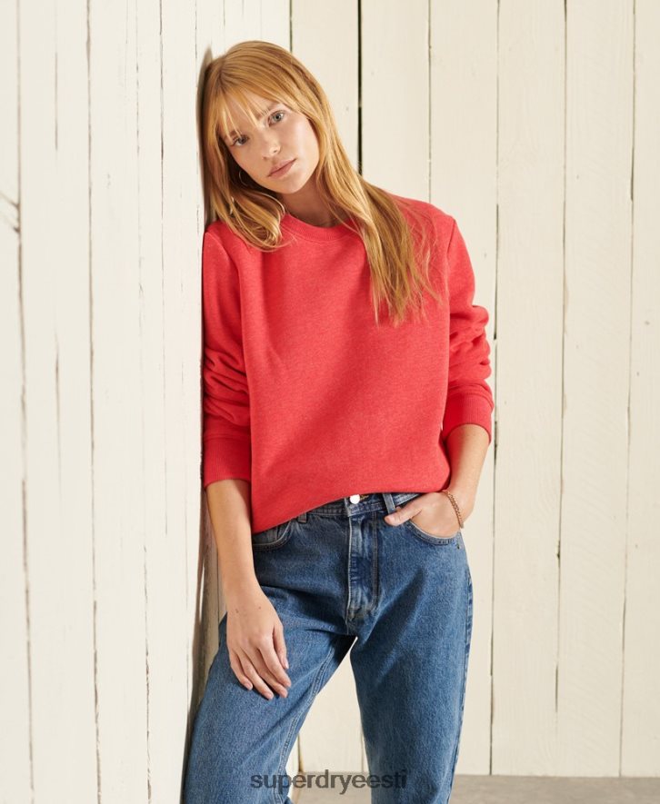 Superdry naised vintage logoga meeskonna dressipluus B2LT46086 Riietus punane