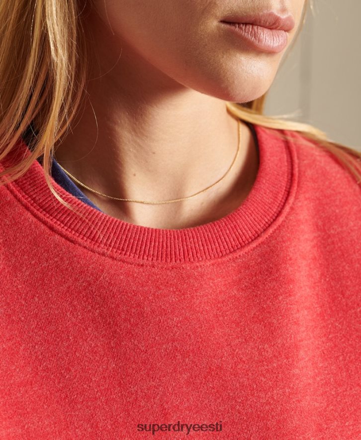 Superdry naised vintage logoga meeskonna dressipluus B2LT46086 Riietus punane