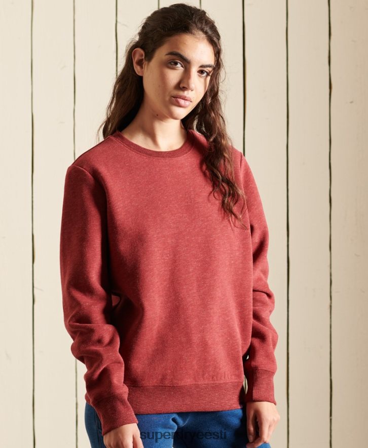 Superdry naised vintage logoga meeskonna dressipluus B2LT46095 Riietus punane