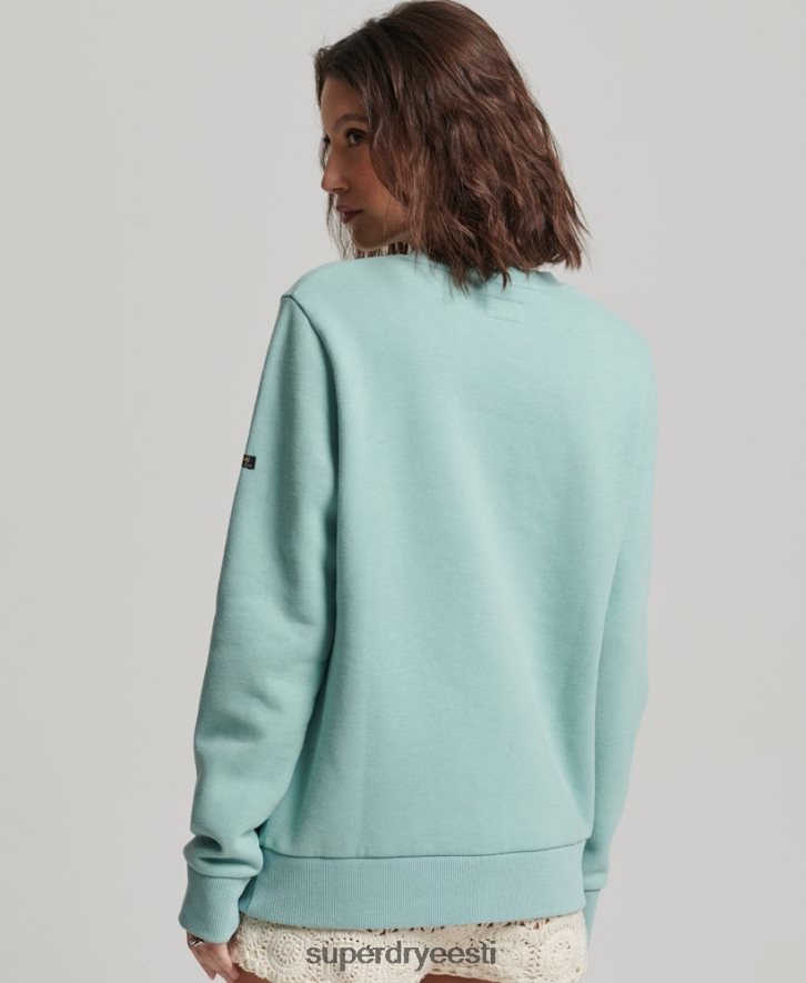 Superdry naised vintage logoga narratiivne meeskonna dressipluus B2LT42253 Riietus roheline