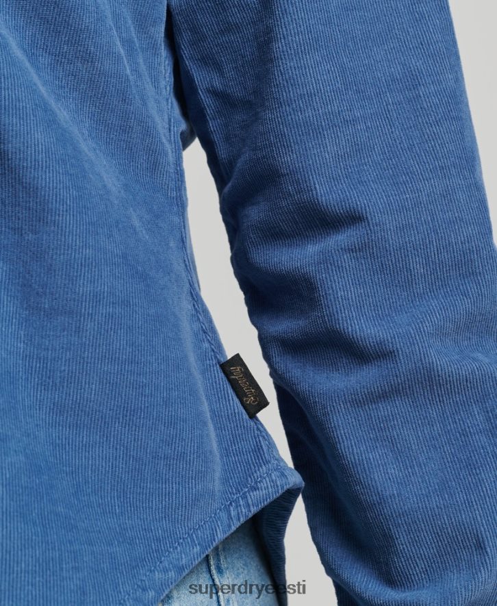 Superdry naised nöörist lääne särk B2LT43011 Riietus sinine