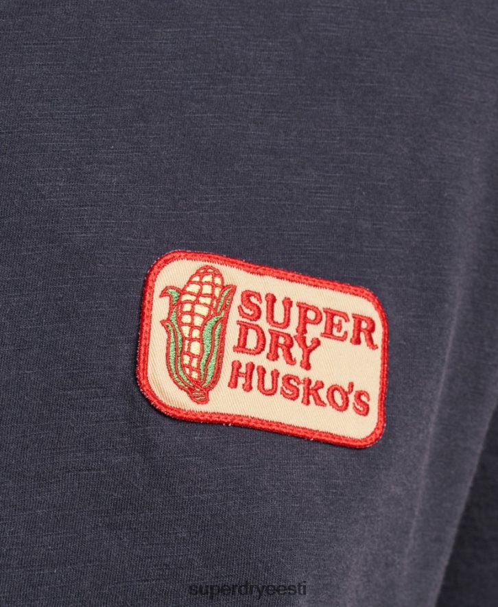 Superdry naised 90ndate logoga plaaster lahtiselt istuv T-särk B2LT42836 Riietus merevägi