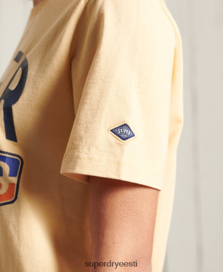 Superdry naised cali surfi klassikaline T-särk B2LT46271 Riietus kollane