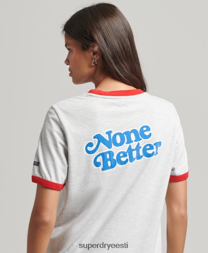 Superdry naised cooper nostalgia t-särk B2LT46209 Riietus hall