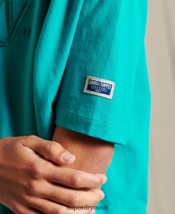 Superdry naised core logo allika t-särk B2LT46303 Riietus roheline
