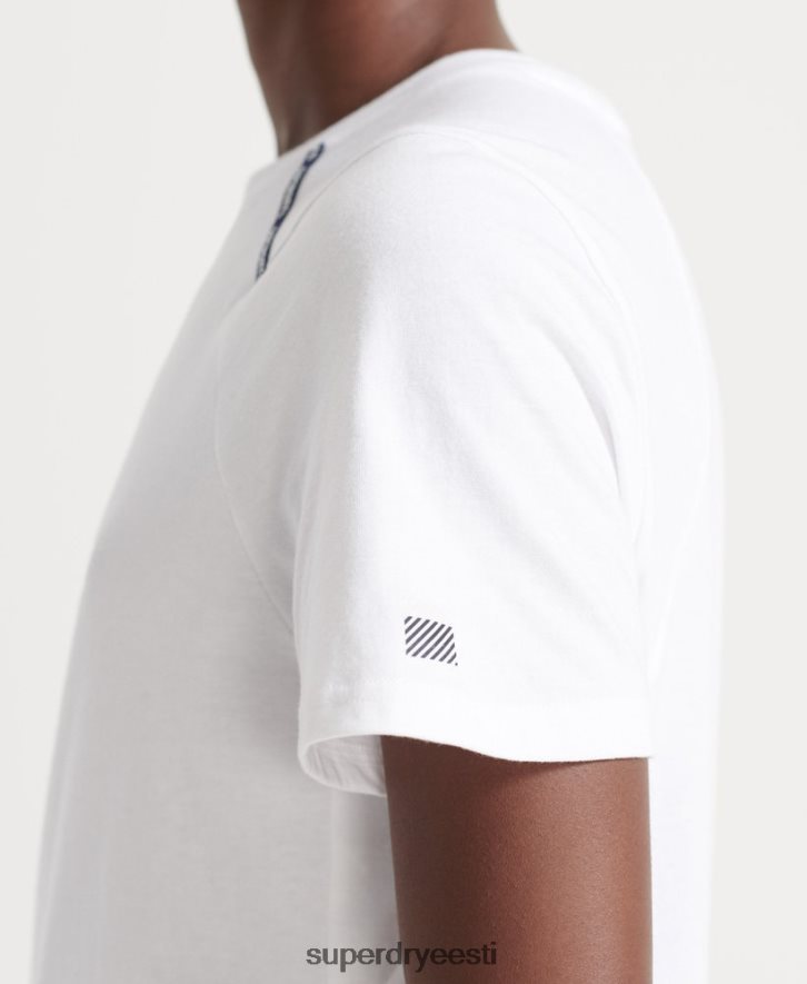 Superdry naised lühikeste varrukatega t-särk B2LT46344 Riietus valge