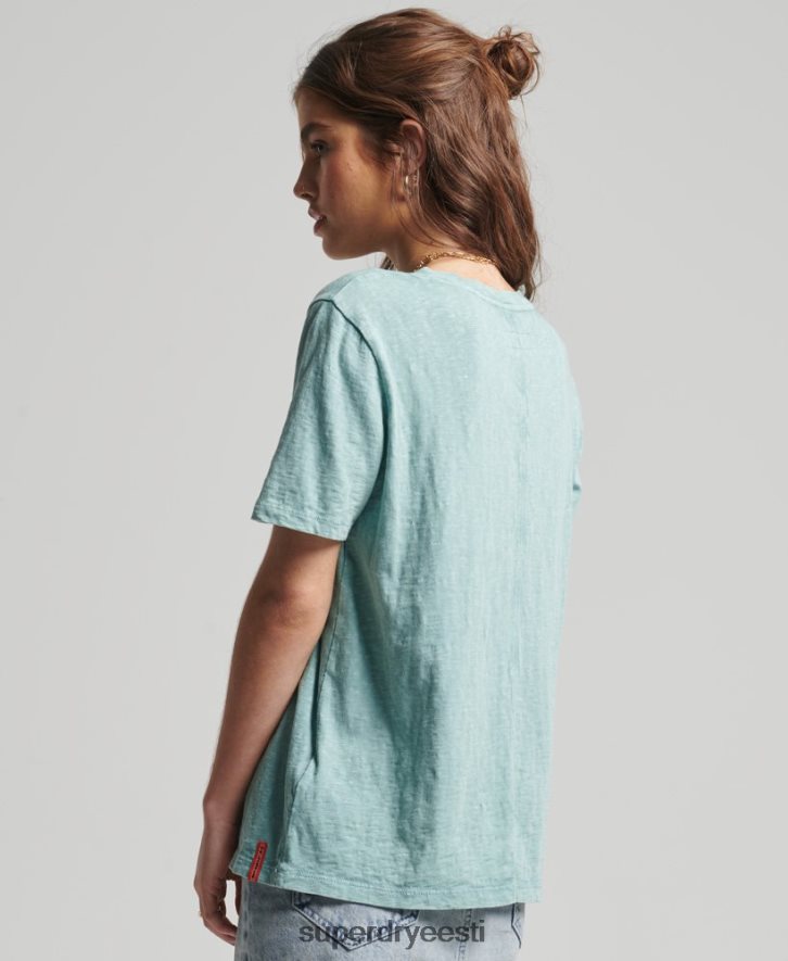 Superdry naised orgaanilisest puuvillast vintage surf ranchero t-särk B2LT46245 Riietus helesinine