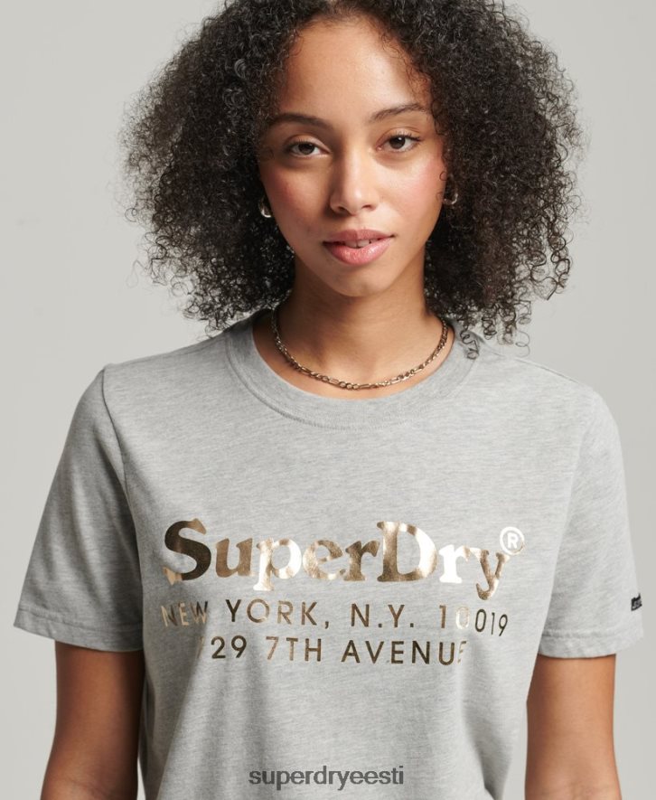 Superdry naised vintage toimumiskoha huvi t-särk B2LT46215 Riietus hall