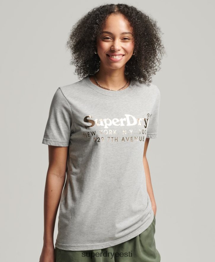 Superdry naised vintage toimumiskoha huvi t-särk B2LT46215 Riietus hall