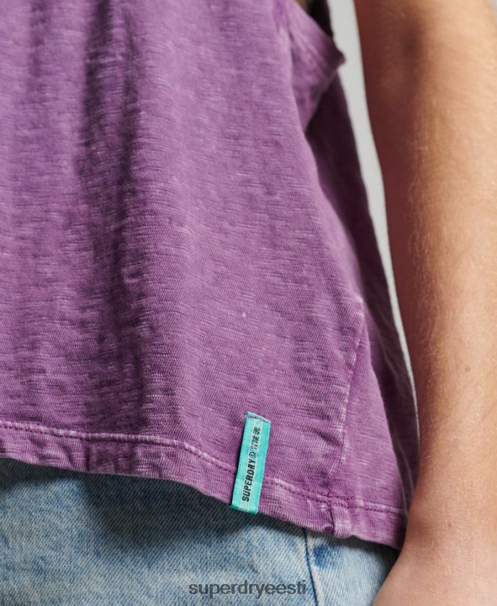 Superdry naised orgaanilisest puuvillast vintage surf ranchero vest B2LT46693 Riietus lilla