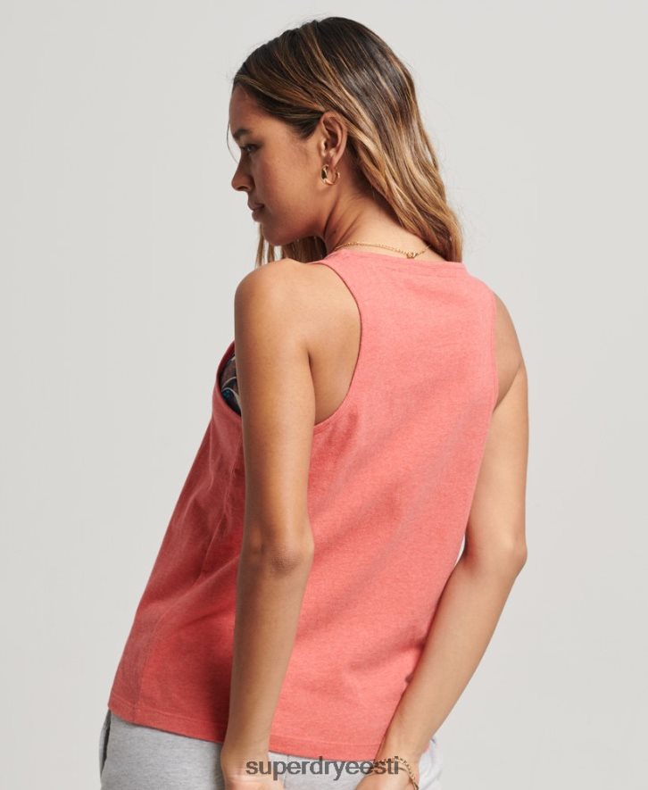 Superdry naised vintage logoga vest B2LT42951 Riietus korallid