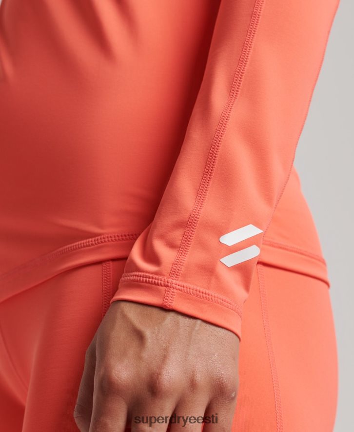 Superdry naised pool lukuga aluskihi peal B2LT42967 Riietus korallid