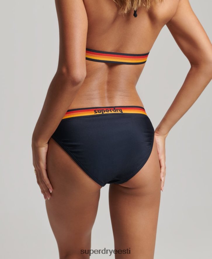 Superdry naised vintage logoga taaskasutatud bikiinipüksid B2LT43187 Riietus merevägi