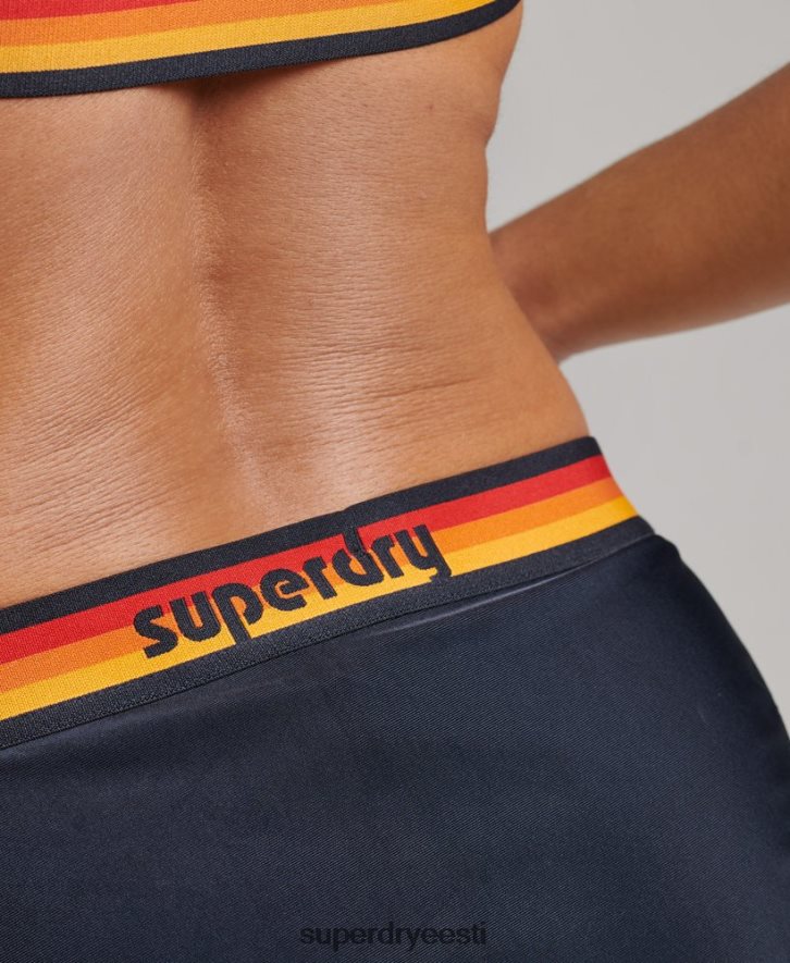 Superdry naised vintage logoga taaskasutatud bikiinipüksid B2LT43187 Riietus merevägi