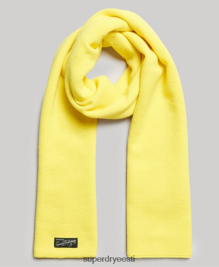 Superdry naised vintage klassikaline sall B2LT44230 tarvikud kollane